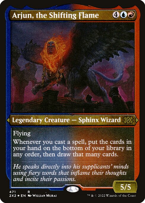 【エッチングFoil】【EN】変容する炎、アルジュン/Arjun, the Shifting Flame [2X2] 金R No.471