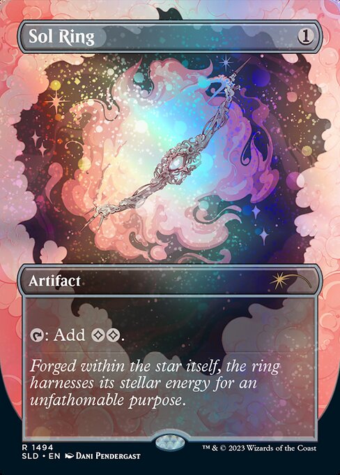 【Foil】【EN】太陽の指輪/Sol Ring [SLD] 茶R No.1494★