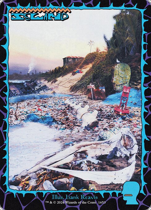 【Foil】【EN】Island [SLD] 土地R No.1653