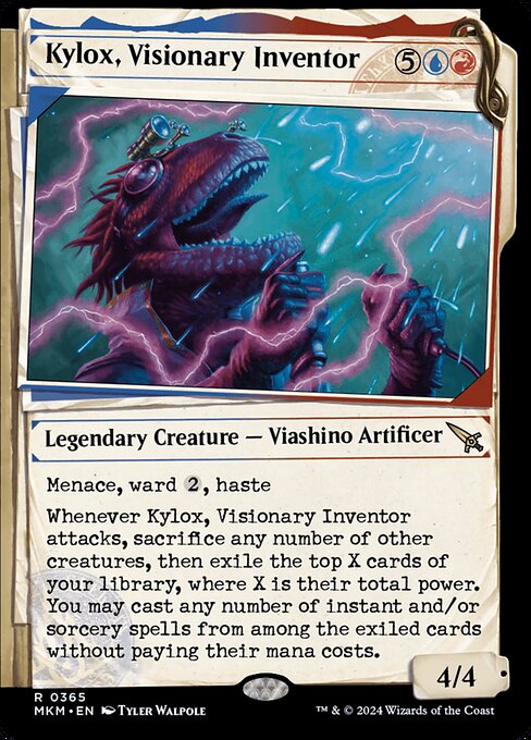 【ショーケース】【Foil】【EN】先見的発明者、カイロックス/Kylox, Visionary Inventor [MKM] 金R No.365