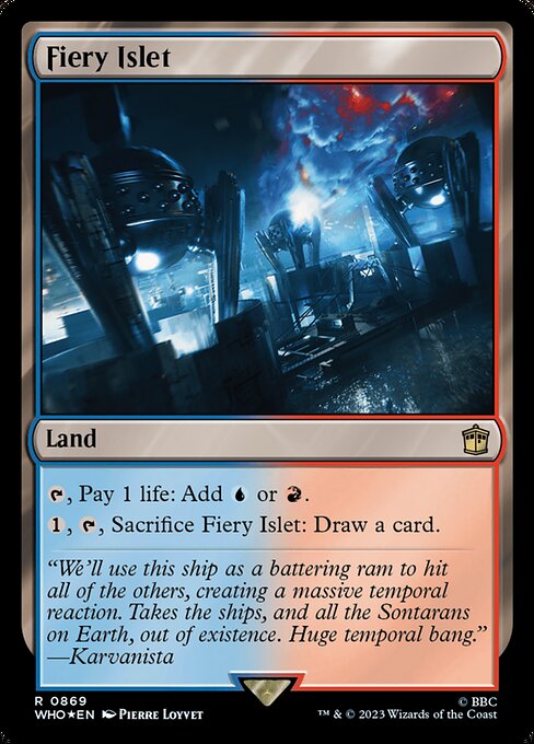 【サージFoil】【Foil】【EN】焦熱島嶼域/Fiery Islet [WHO] 無R No.869