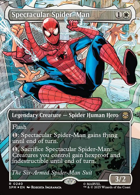 【Foil】【EN】Spectacular Spider-Man [SPM] 白R No.240