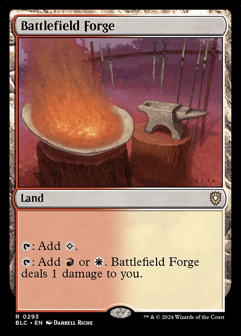 【EN】戦場の鍛冶場/Battlefield Forge [BLC] 土地R No.293