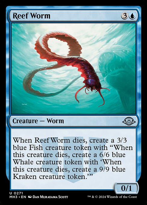 【EN】浅瀬蟲/Reef Worm [MH3] 青U No.271