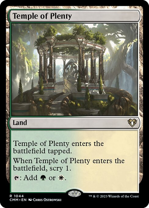 【Foil】【EN】豊潤の神殿/Temple of Plenty [CMM] 無R No.1044