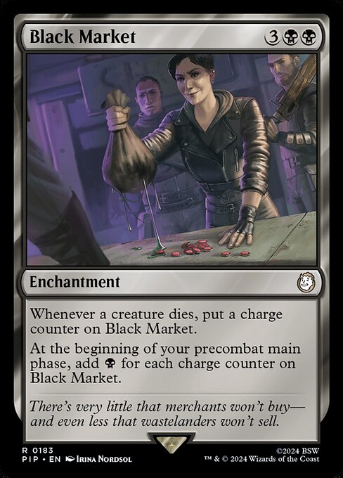 【EN】闇市場/Black Market [PIP] 黒R No.183