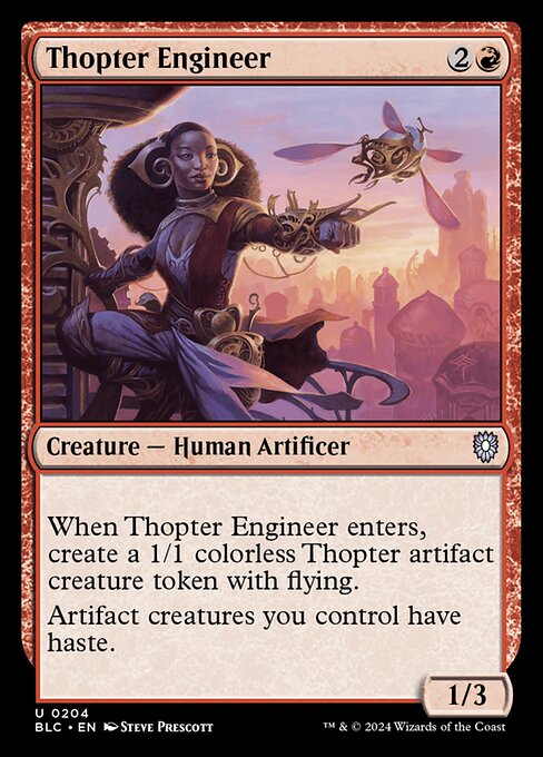 【EN】飛行機械技師/Thopter Engineer [BLC] 赤U No.204