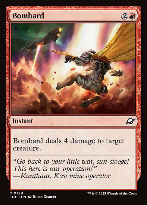 【EN】砲撃/Bombard [EOE] 赤C No.129