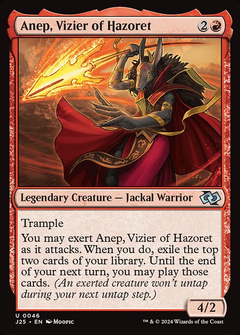 【EN】Anep, Vizier of Hazoret [J25] 赤U No.46