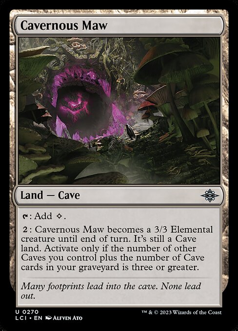 【EN】洞窟めいた大口/Cavernous Maw [LCI] 無U No.270