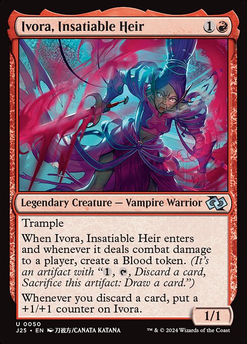 【EN】Ivora, Insatiable Heir [J25] 赤U No.50