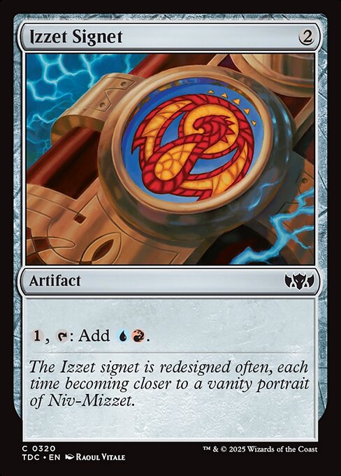 【Foil】【EN】イゼットの印鑑/Izzet Signet [TDC] 茶C No.320