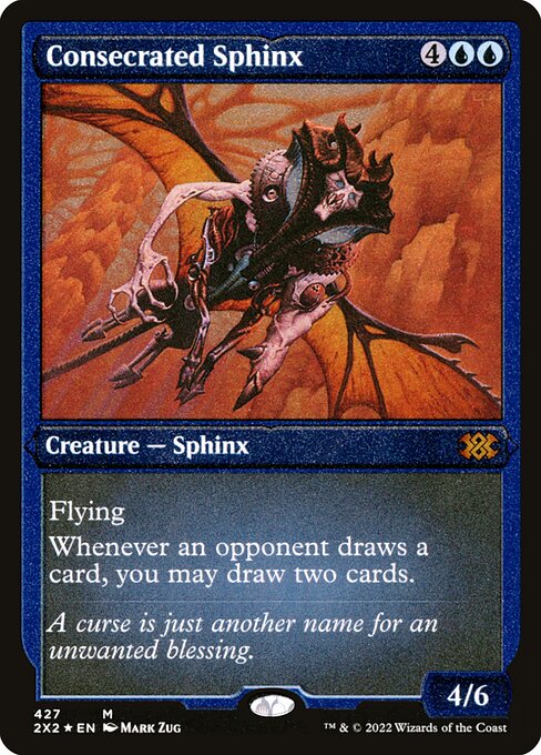 【エッチングFoil】【EN】聖別されたスフィンクス/Consecrated Sphinx [2X2] 青M No.427