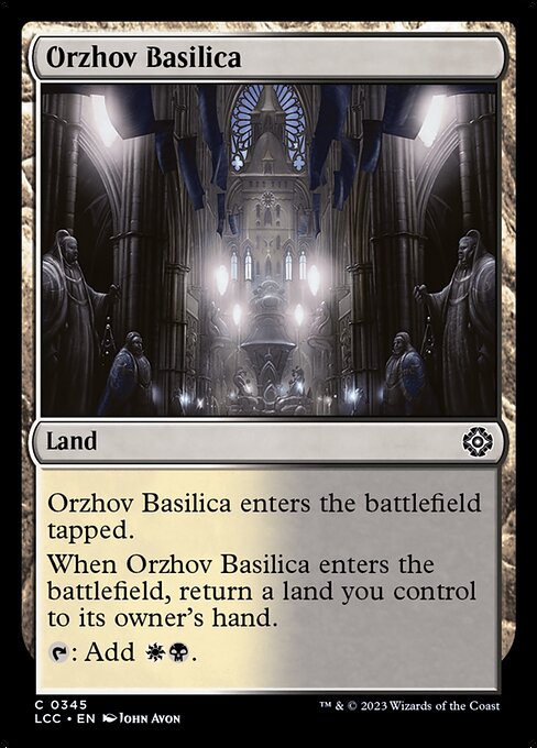 【EN】オルゾフの聖堂/Orzhov Basilica [LCC] 無C No.345