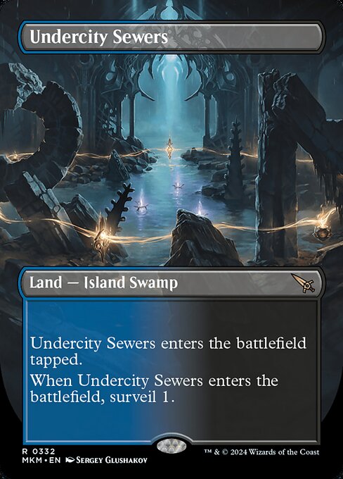 【Foil】【EN】地底街の下水道/Undercity Sewers [MKM] 無R No.332
