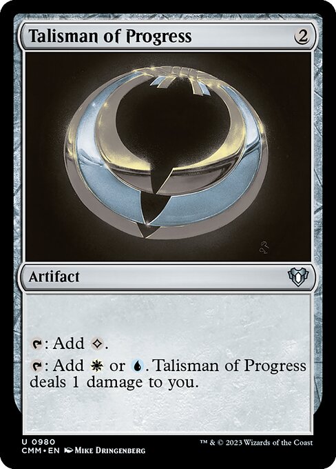 【Foil】【EN】発展のタリスマン/Talisman of Progress [CMM] 茶U No.980