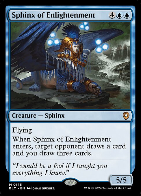 【EN】啓蒙のスフィンクス/Sphinx of Enlightenment [BLC] 青M No.175