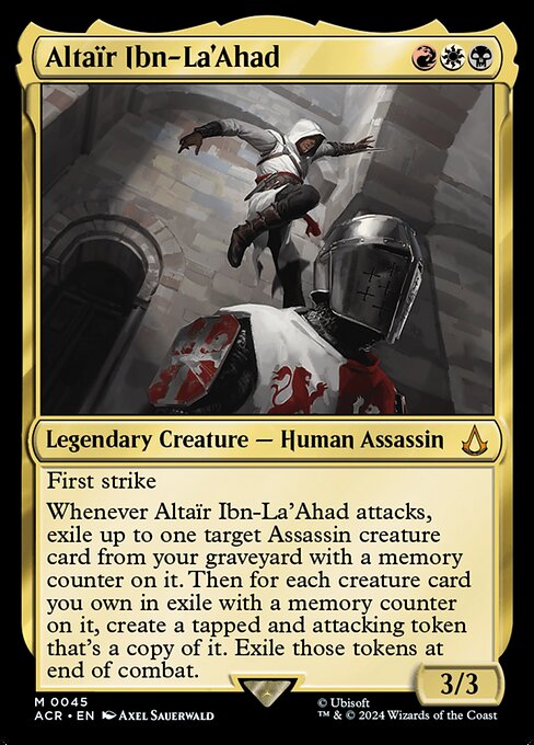 【Foil】【EN】アルタイル・イブン・ラ・アハド/Altaïr Ibn-La'Ahad [ACR] 金M No.45