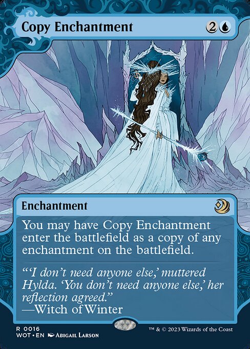 【Foil】【EN】エンチャント複製/Copy Enchantment [WOT] 青R No.16