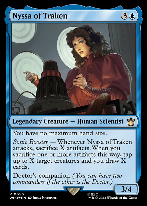 【サージFoil】【Foil】【EN】トラケンのニッサ/Nyssa of Traken [WHO] 青R No.656