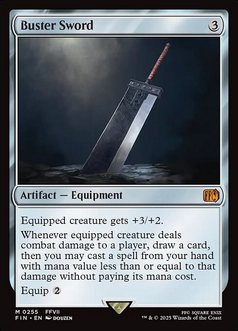【Foil】【EN】バスターソード/Buster Sword [FIN] 茶M No.255