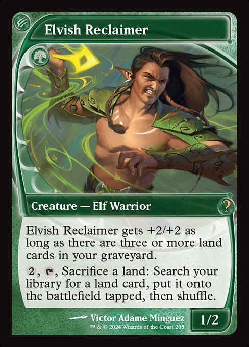 【Foil】【EN】エルフの開墾者/Elvish Reclaimer [MB2] 緑R No.205