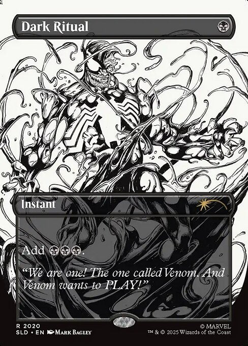 【ボーダレス】【Foil】【EN】暗黒の儀式/Dark Ritual [SLD] 黒R No.2020