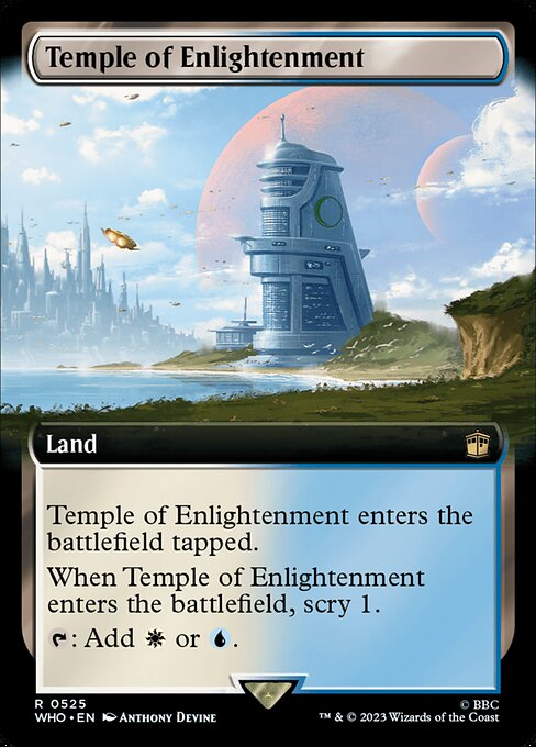 【拡張アート】【Foil】【EN】啓蒙の神殿/Temple of Enlightenment [WHO] 無R No.525