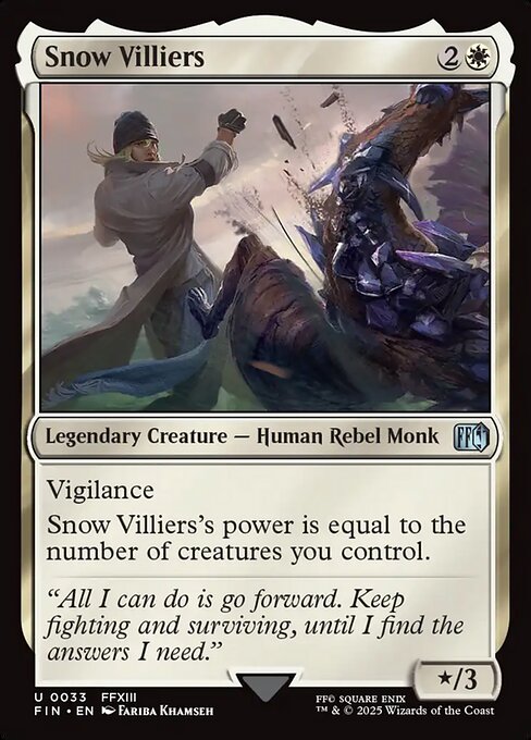 【EN】スノウ・ヴィリアース/Snow Villiers [FIN] 白U No.33
