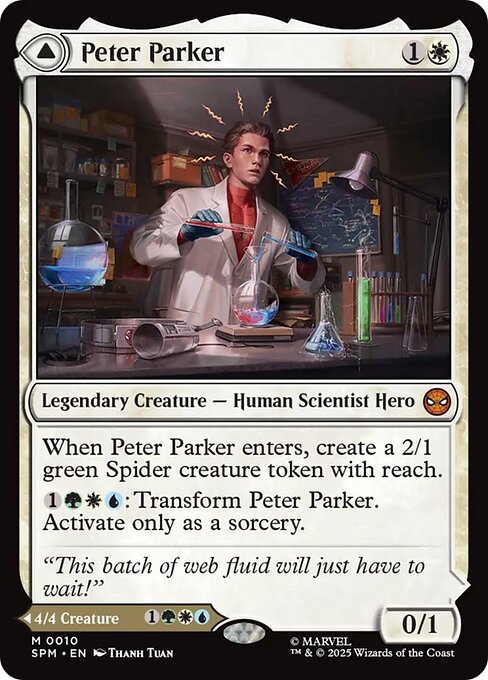 【Foil】【EN】ピーター・パーカー // アメイジング・スパイダーマン/Peter Parker // Amazing Spider-Man [SPM] 白M No.10