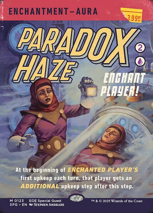 【ボーダレス】【Foil】【EN】逆説のもや/Paradox Haze [SPG] 青M No.123