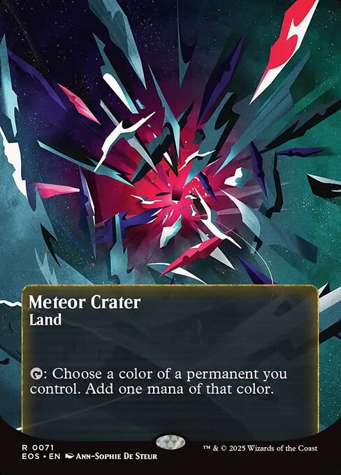 【ボーダレス】【EN】隕石のクレーター/Meteor Crater [EOS] 土地R No.71