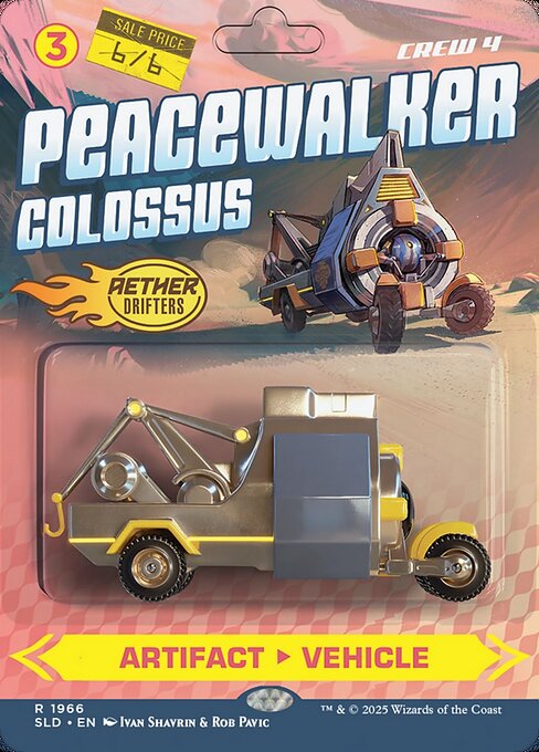 【ボーダレス】【Foil】【EN】平和歩きの巨像 // 平和歩きの巨像/Peacewalker Colossus // Peacewalker Colossus [SLD] 茶R No.1966