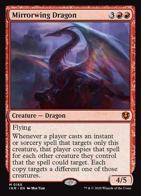 【Foil】【EN】鏡翼のドラゴン/Mirrorwing Dragon [INR] 赤M No.165
