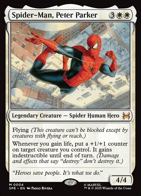 【EN】スパイダーマン、ピーター・パーカー/Spider-Man, Peter Parker [SPE] 白M No.4