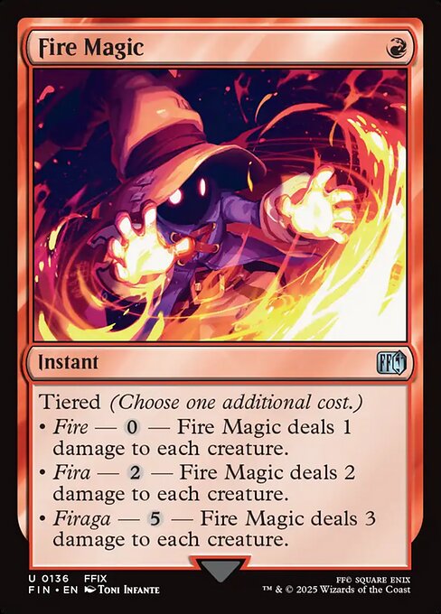 【EN】炎魔法/Fire Magic [FIN] 赤U No.136