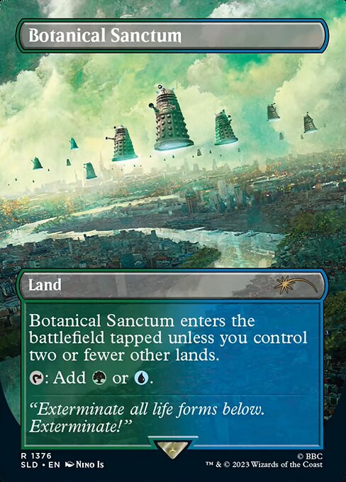 【ボーダレス】【Foil】【EN】植物の聖域/Botanical Sanctum [SLD] 無R No.1376