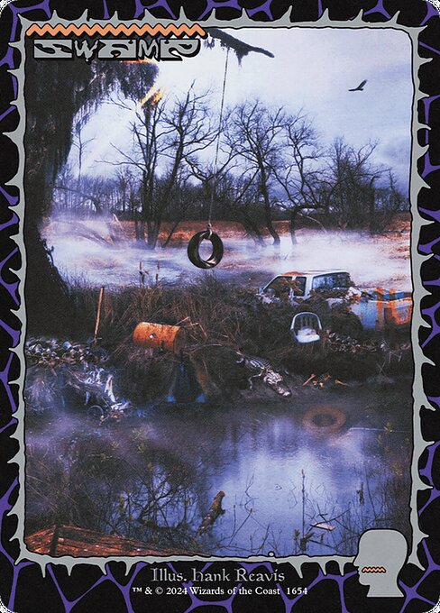 【Foil】【EN】Swamp [SLD] 土地R No.1654