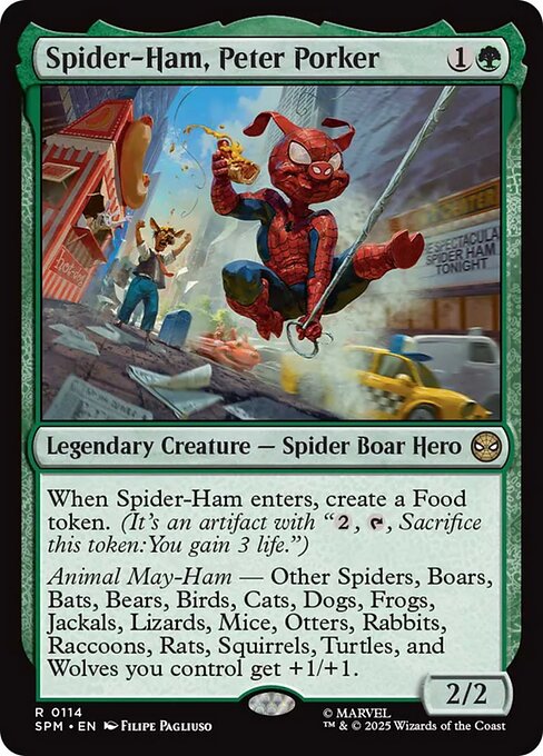 【EN】スパイダーハム、ピーター・ポーカー/Spider-Ham, Peter Porker [SPM] 緑R No.114