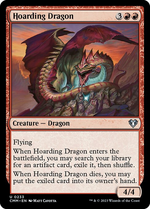 【EN】溜め込むドラゴン/Hoarding Dragon [CMM] 赤U No.233