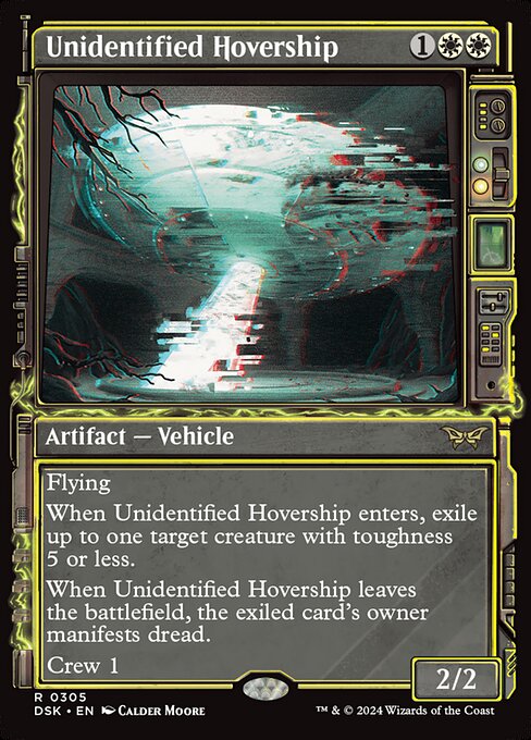 【ショーケース】【EN】未確認浮遊船/Unidentified Hovership [DSK] 白R No.305