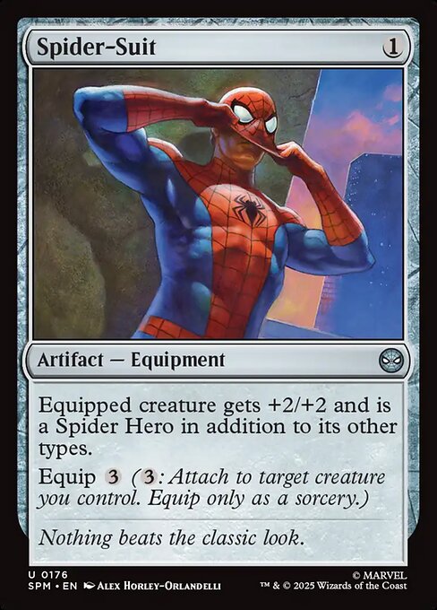 【Foil】【EN】スパイダースーツ/Spider-Suit [SPM] 茶U No.176