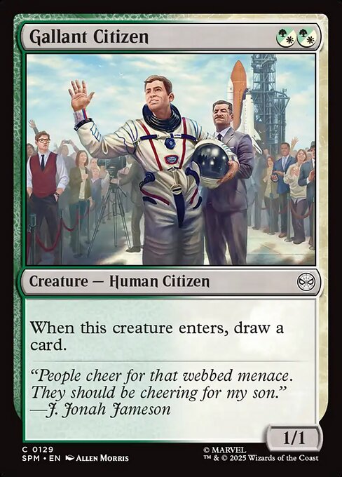 【Foil】【EN】勇敢な市民/Gallant Citizen [SPM] 金C No.129