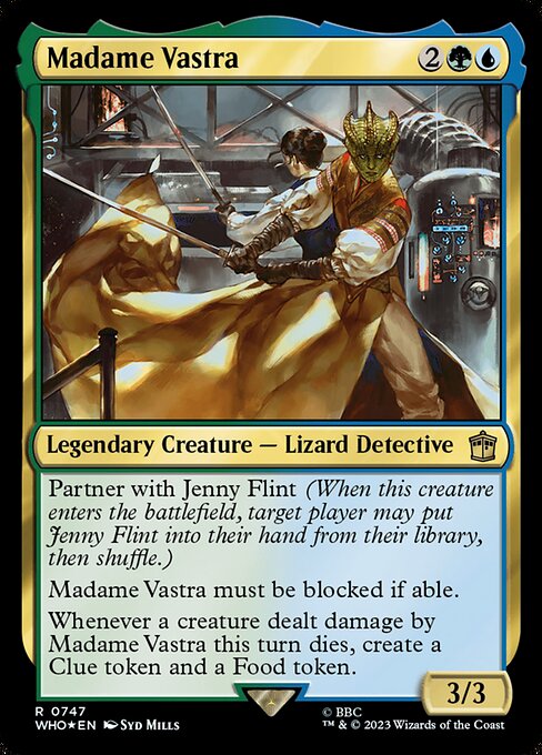 【サージFoil】【Foil】【EN】マダム・ヴァストラ/Madame Vastra [WHO] 金R No.747