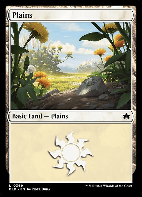 【EN】平地/Plains [BLB] 土地C No.369