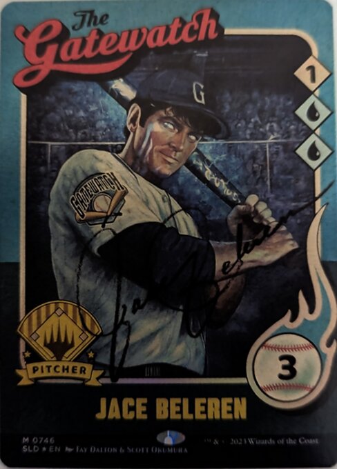 【フルアート】【Foil】【EN】Jace Beleren // Jace Beleren [SLD] 白M No.746