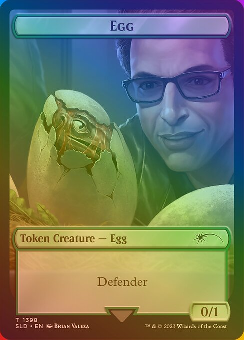 【Foil】【EN】Egg [SLD] 緑C No.1398★