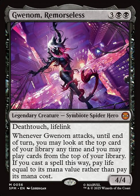 【EN】情け容赦無き者、グウェノム/Gwenom, Remorseless [SPM] 黒M No.56