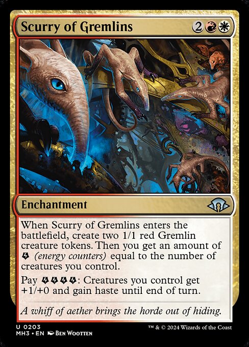 【Foil】【EN】グレムリンの小走り/Scurry of Gremlins [MH3] 金U No.203