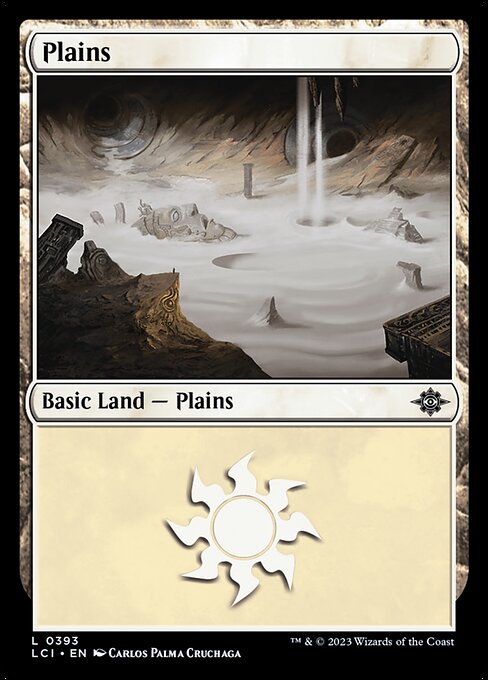 【Foil】【EN】平地/Plains [LCI] 無C No.393